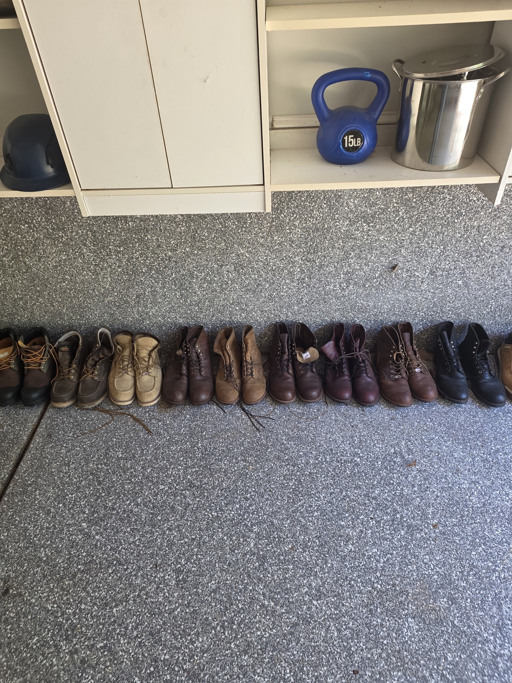 Men's Brown Leather Work Boots